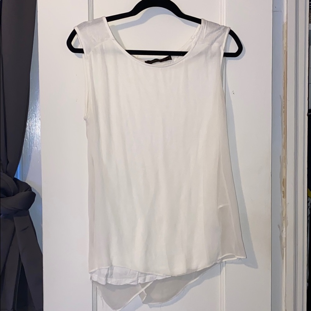 White tank top